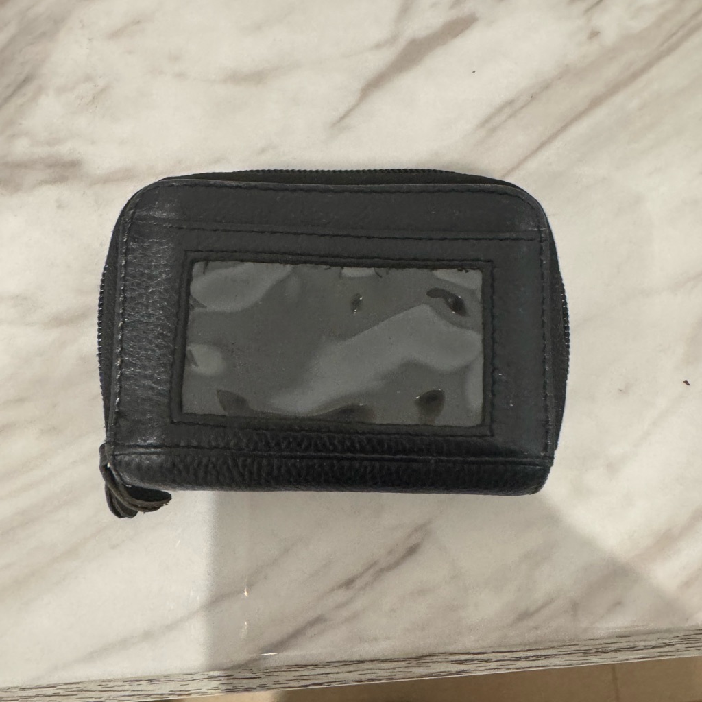 Black Genuine Leather Card Holder Wallet Black Genuine Leather Card Holder Wallet